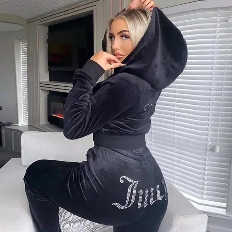 Women'S Fashion Hoodie - Pakaian Olahraga Coutoure Berair Musim Dingin