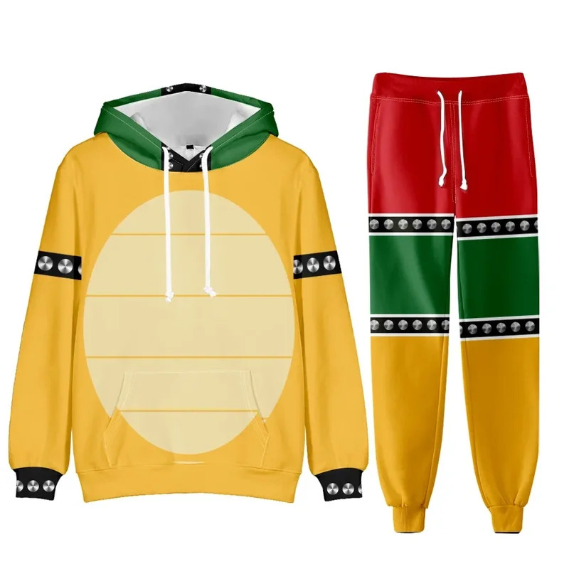 Women'S Fashion Hoodie - L2025l Kostum Cosplay Super Brothers Bowser