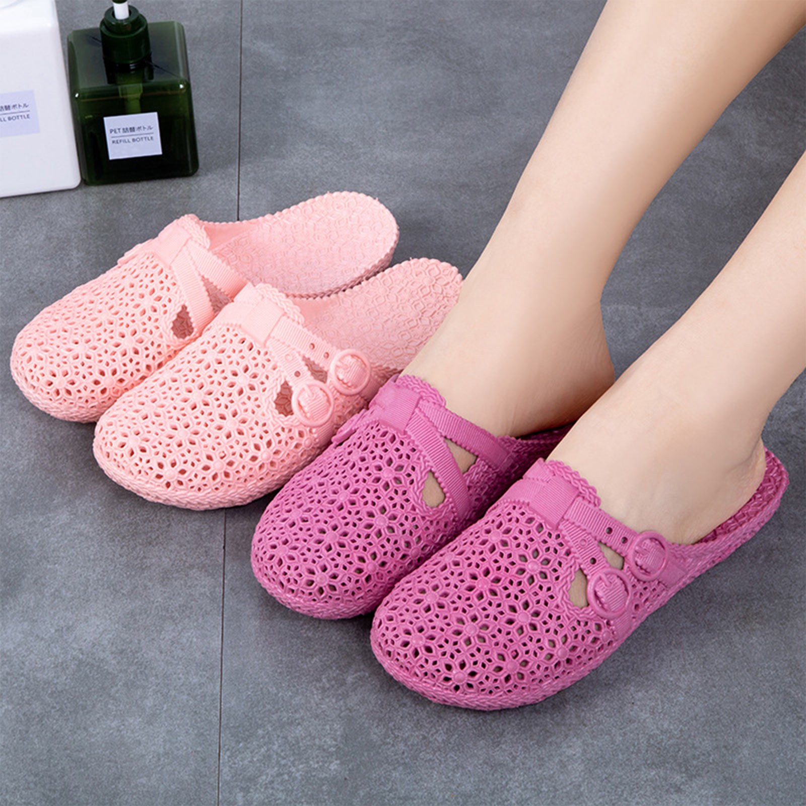 Women'S Fashion Footwear - Sandal Bersirkulasi Ujung Kaki Sepatu Berlubang