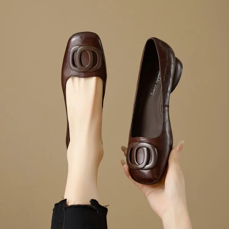 Women'S Fashion Footwear - Sepatu Wanita Gaya Prancis, Sepatu Kulit