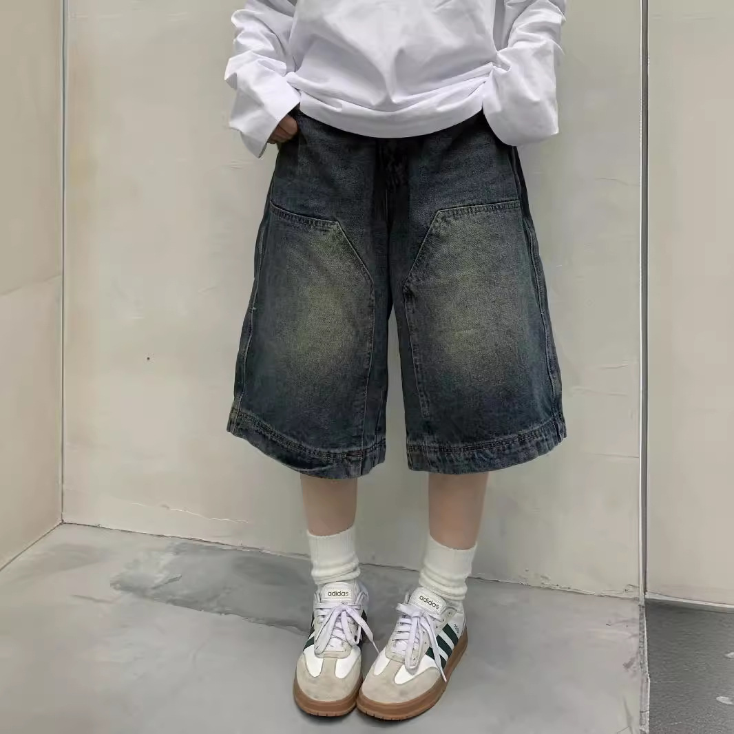 Women'S Fashion Trousers - Celana Pendek Jeans Baggy Vintage Y2K