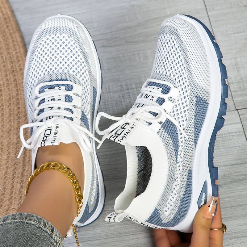 Women'S Fashion Running Shoes - Sepatu Wanita Fashion Kasual Sneakers Jaring