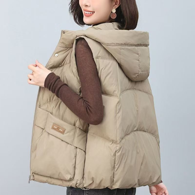 Puffer Vest Fashion Women - Rompi Puffer Oversize Modis Musim Dingin