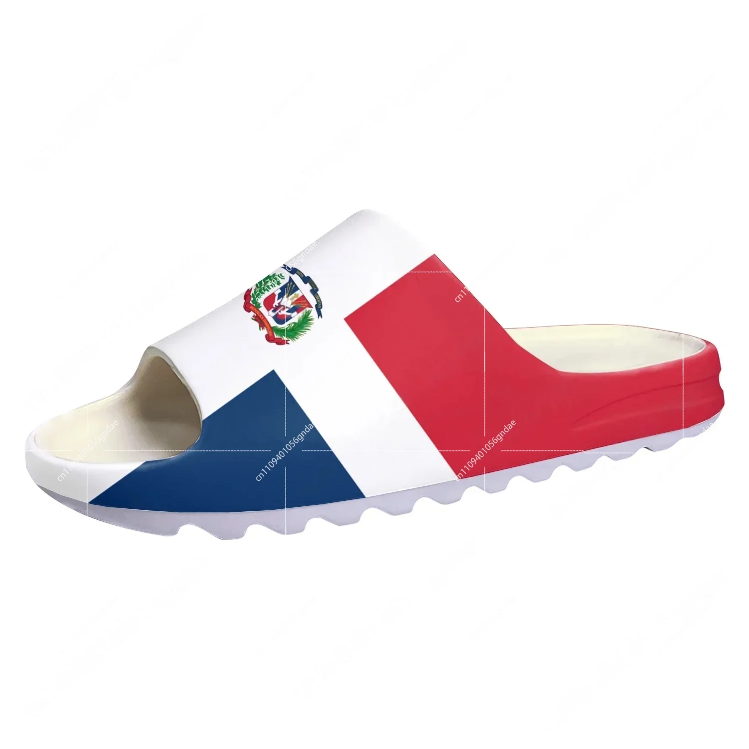 Women'S Fashion Business Casual - Sandal Rumah Sol Lembut Bermotif Bendera
