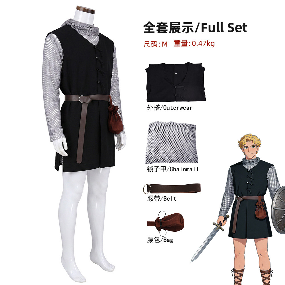 Women Fashion Vest - Kostum Cosplay Ksatria Abad Pertengahan Gaya