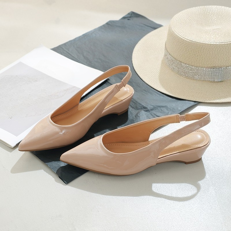 Women'S Fashion Business Casual - Sandal hak tinggi ujung runcing modis,