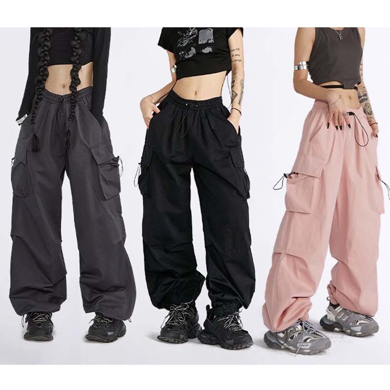 Women'S Fashion Utility Pants - Celana Olahraga Kasual Wanita, Celana Utilitas
