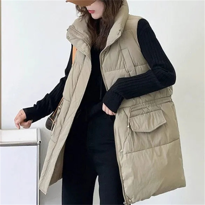 Puffer Vest Fashion Women - Jaket Puffer longgar untuk wanita, jaket