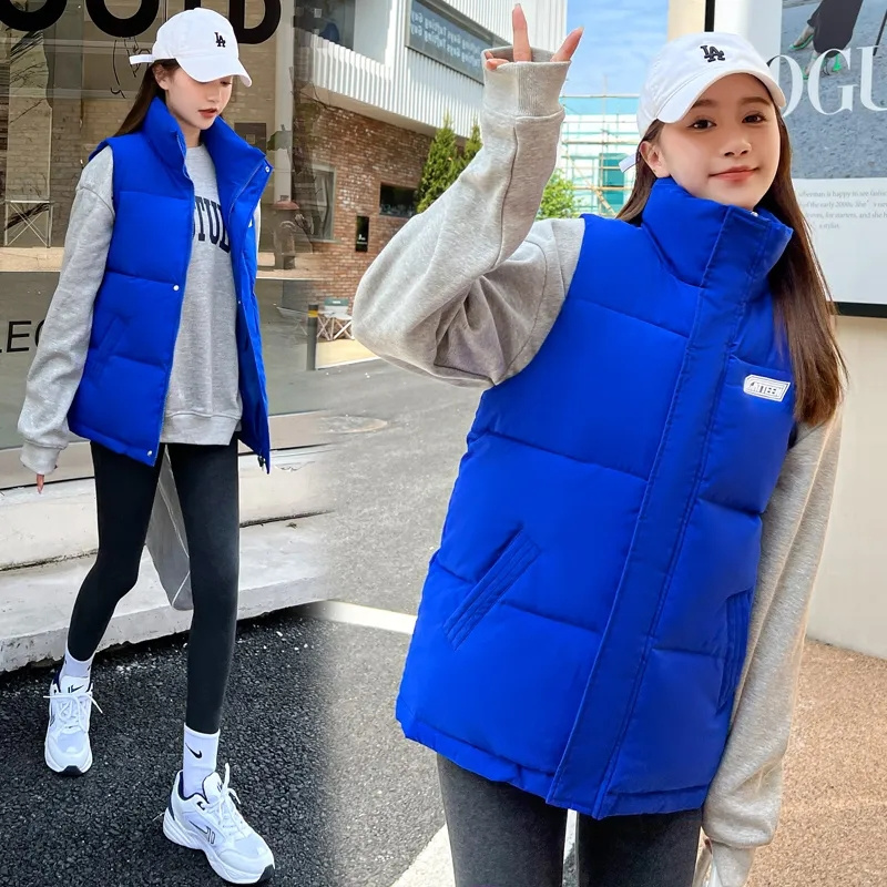 Jaket Rompi Crop Hangat Musim  - Puffer Vest Fashion Women ulasan dan harga