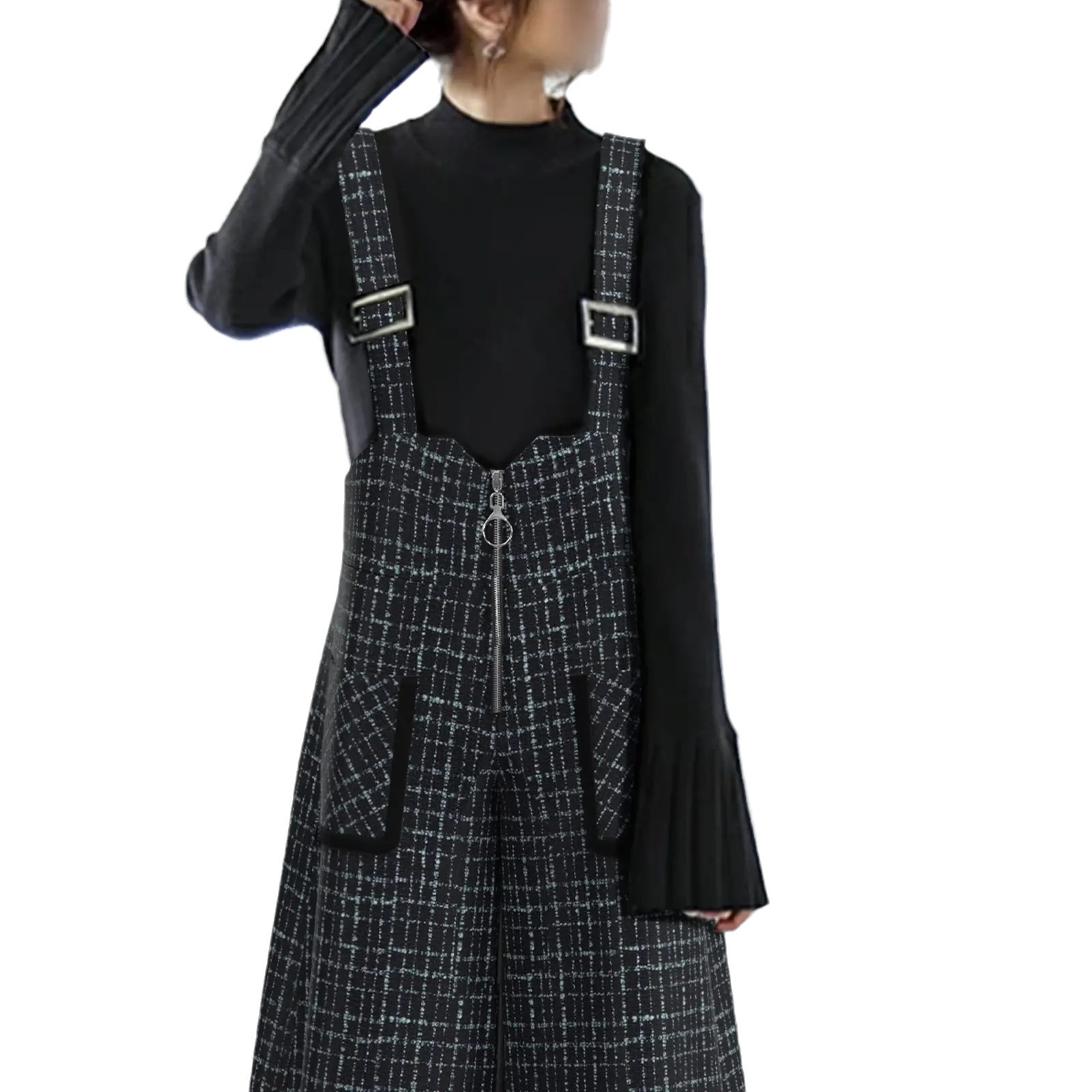Overall Wanita Gaya Jepang Vin - Women'S Fashion Utility Pants ulasan dan harga