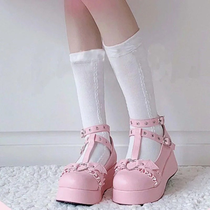 Sepatu Mary Janes Wedges Gespe - Women'S Fashion Footwear ulasan dan harga