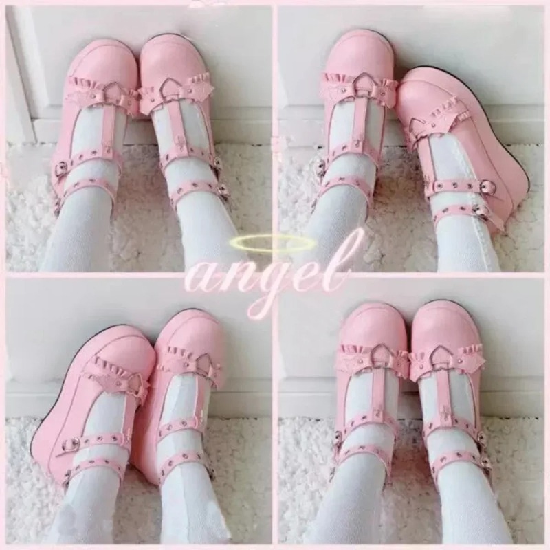 Sepatu Mary Janes Wedges Gespe - Women'S Fashion Footwear ulasan dan harga
