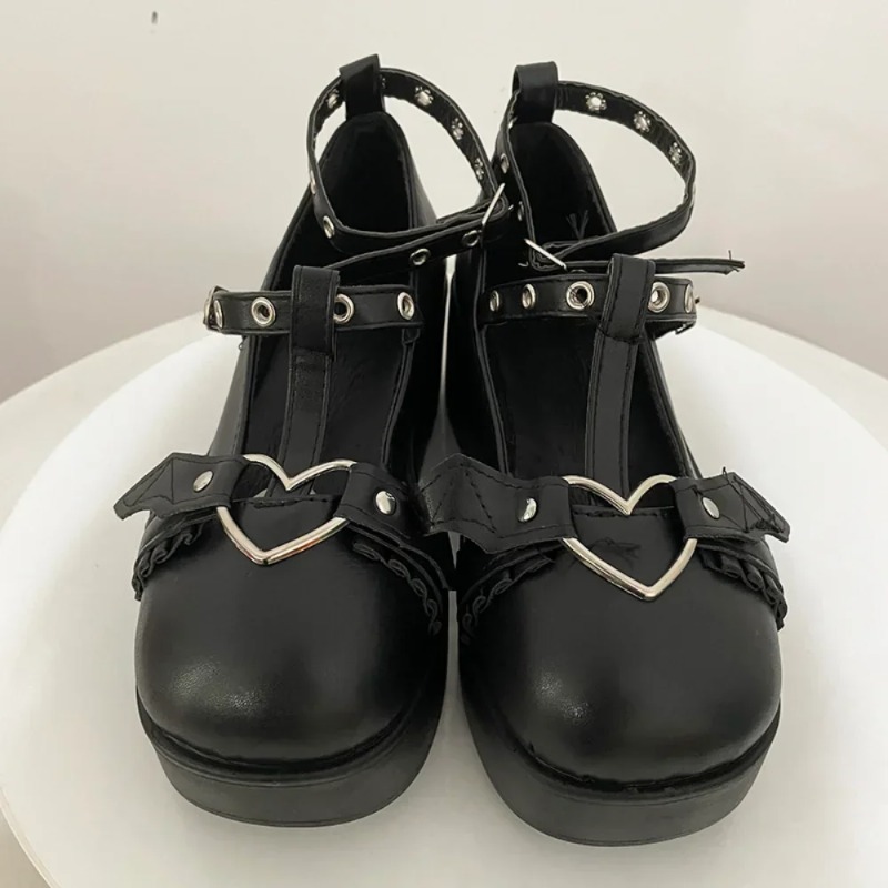 Sepatu Mary Janes Wedges Gespe - Women'S Fashion Footwear ulasan dan harga