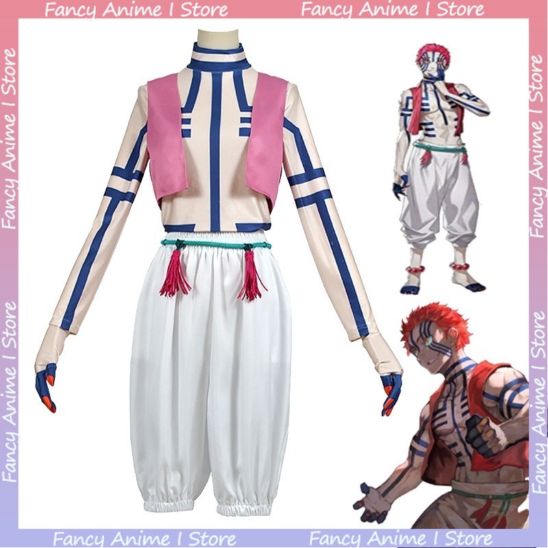 Kostum Cosplay Anime Akaza Pak - Women Fashion Vest ulasan dan harga