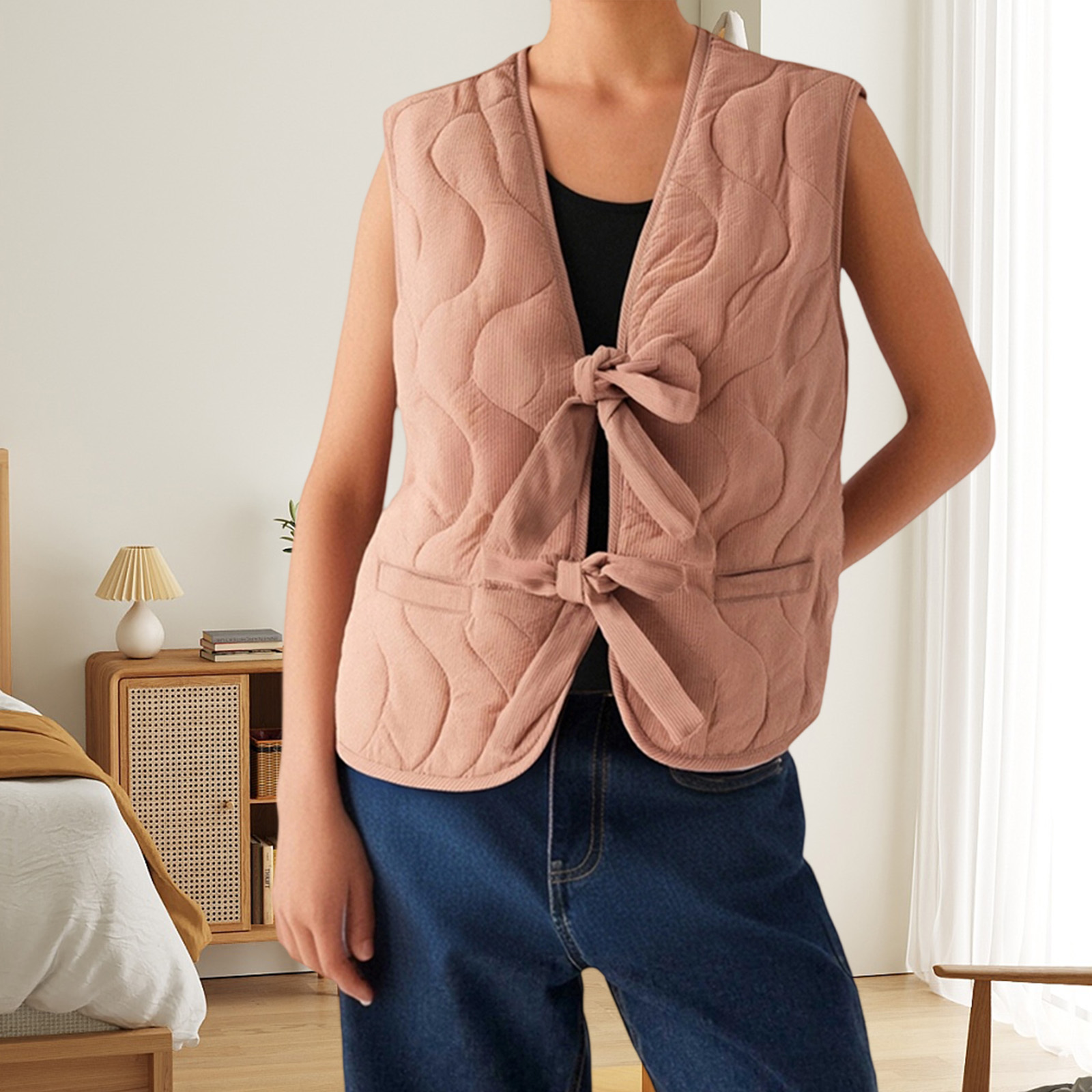 Rompi Jaket Wanita Model Puffe - Puffer Vest Fashion Women ulasan dan harga