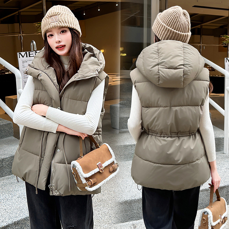 Rompi Jaket Musim Dingin Wanit - Puffer Vest Fashion Women ulasan dan harga