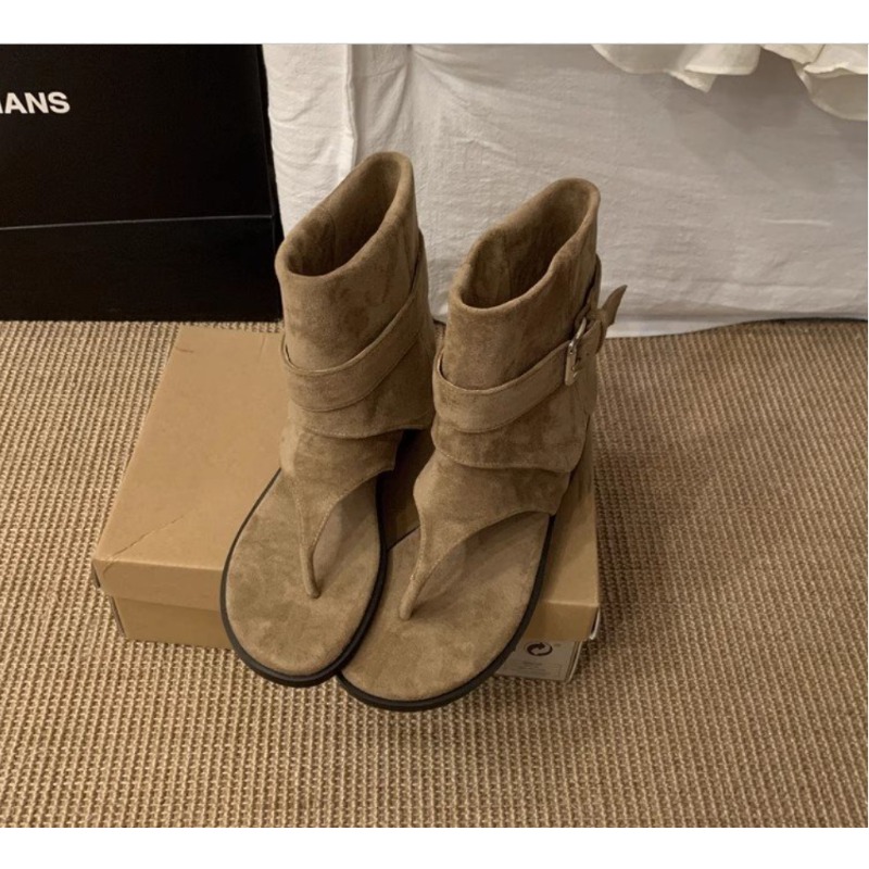 Sandal Jepit Model Toe Flats M - Women'S Fashion Trousers ulasan dan harga