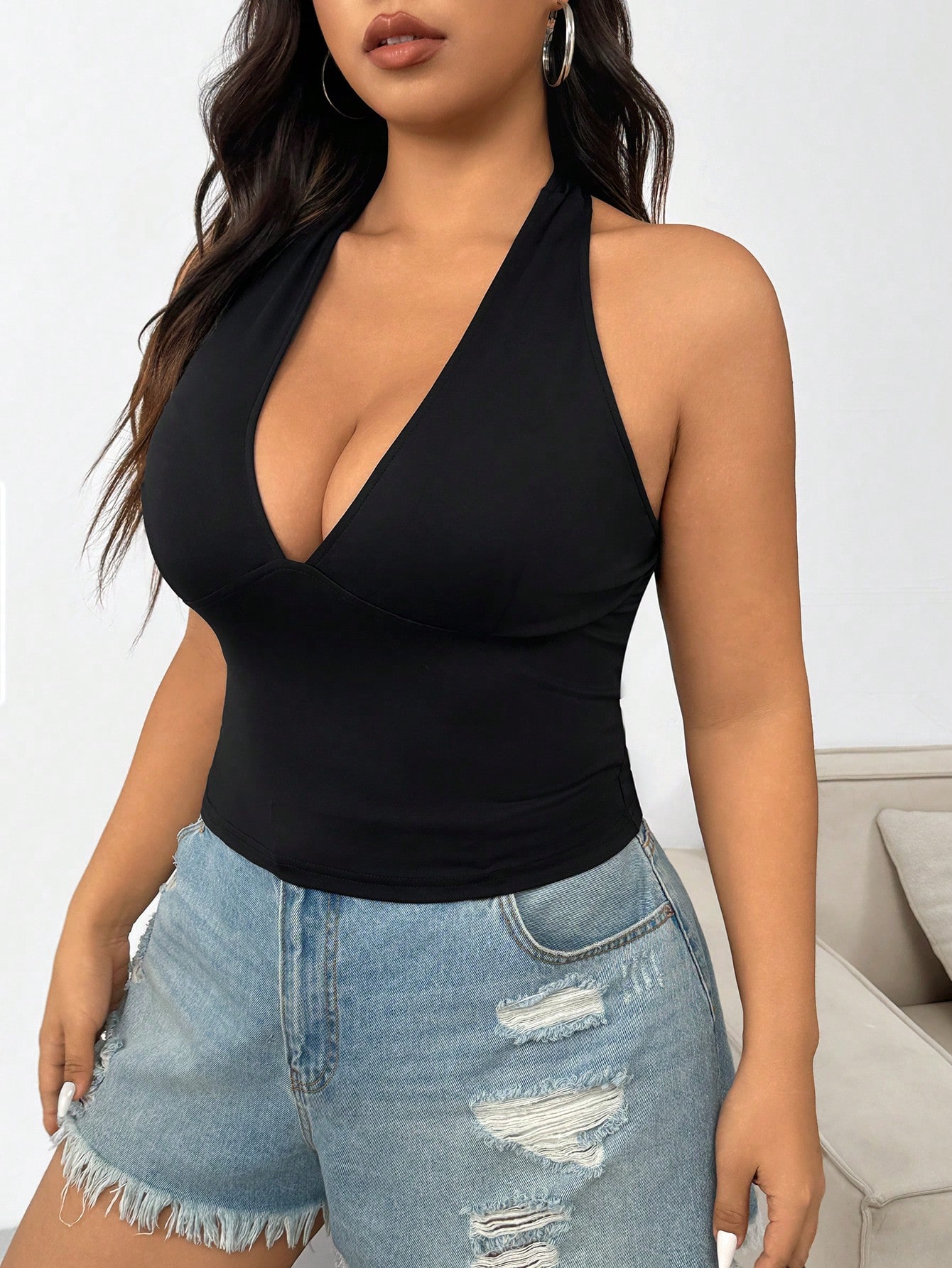 Atasan Halter Vest Wanita Ukur - Women Fashion Vest ulasan dan harga