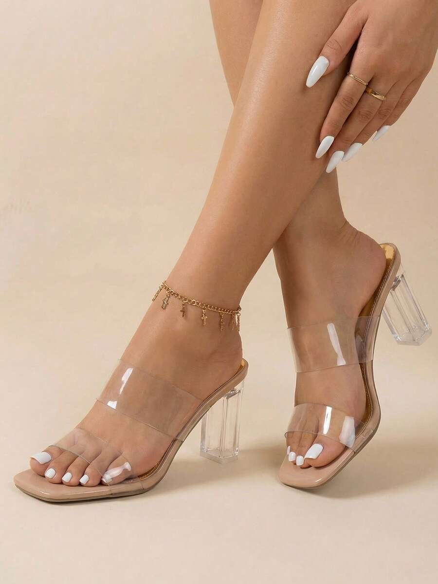 Sandal Hak Tinggi Terbuka, San - Women'S Fashion Business Casual ulasan dan harga