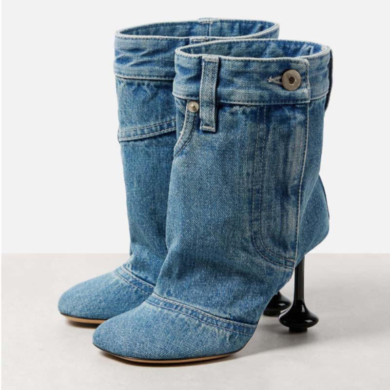 Sepatu bot wanita hak tinggi g - Women'S Fashion Trousers ulasan dan harga