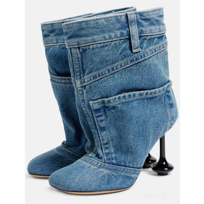 Sepatu bot wanita hak tinggi g - Women'S Fashion Trousers ulasan dan harga
