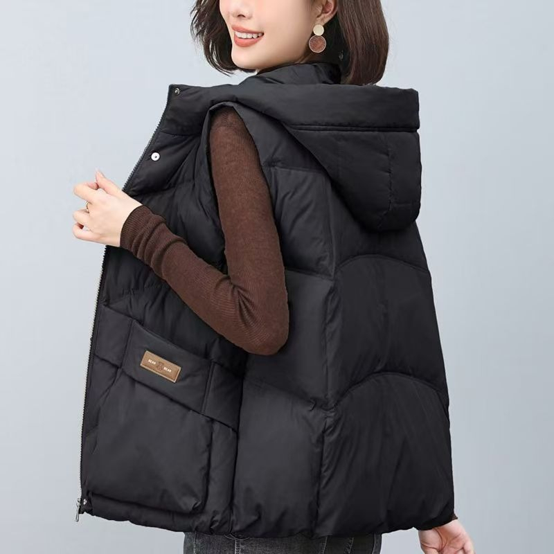 Rompi Puffer Oversize Modis Mu - Puffer Vest Fashion Women ulasan dan harga