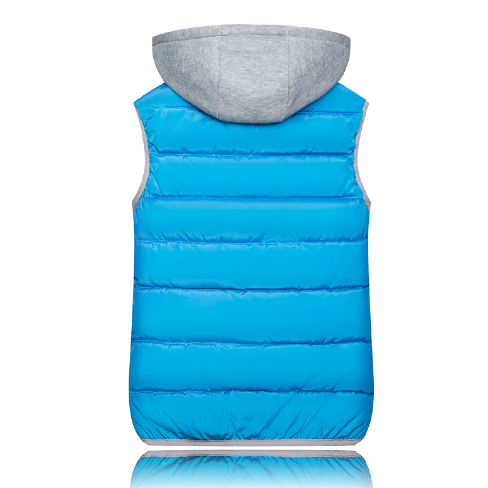 Rompi Berlapis Berkerudung Kas - Puffer Vest Fashion Women ulasan dan harga