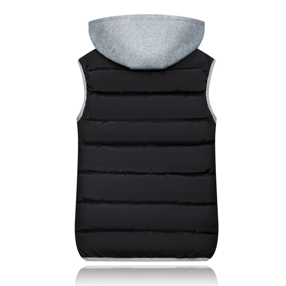 Rompi Berlapis Berkerudung Kas - Puffer Vest Fashion Women ulasan dan harga