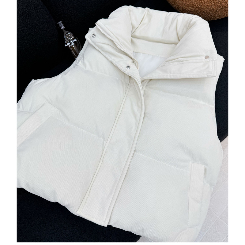 Rompi Puffer Wanita Kerah Ting - Puffer Vest Fashion Women ulasan dan harga