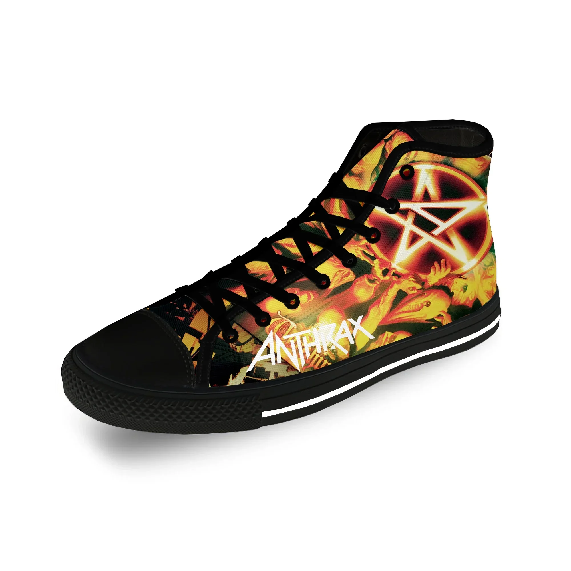 Anthrax Rock Band Sepatu Kanva - Women'S Fashion Business Casual ulasan dan harga
