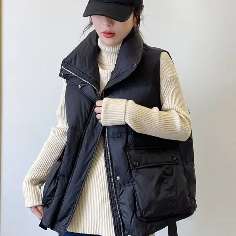Jaket Tanpa Lengan Model Puffe - Puffer Vest Fashion Women ulasan dan harga