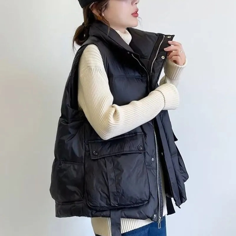 Jaket Tanpa Lengan Model Puffe - Puffer Vest Fashion Women ulasan dan harga