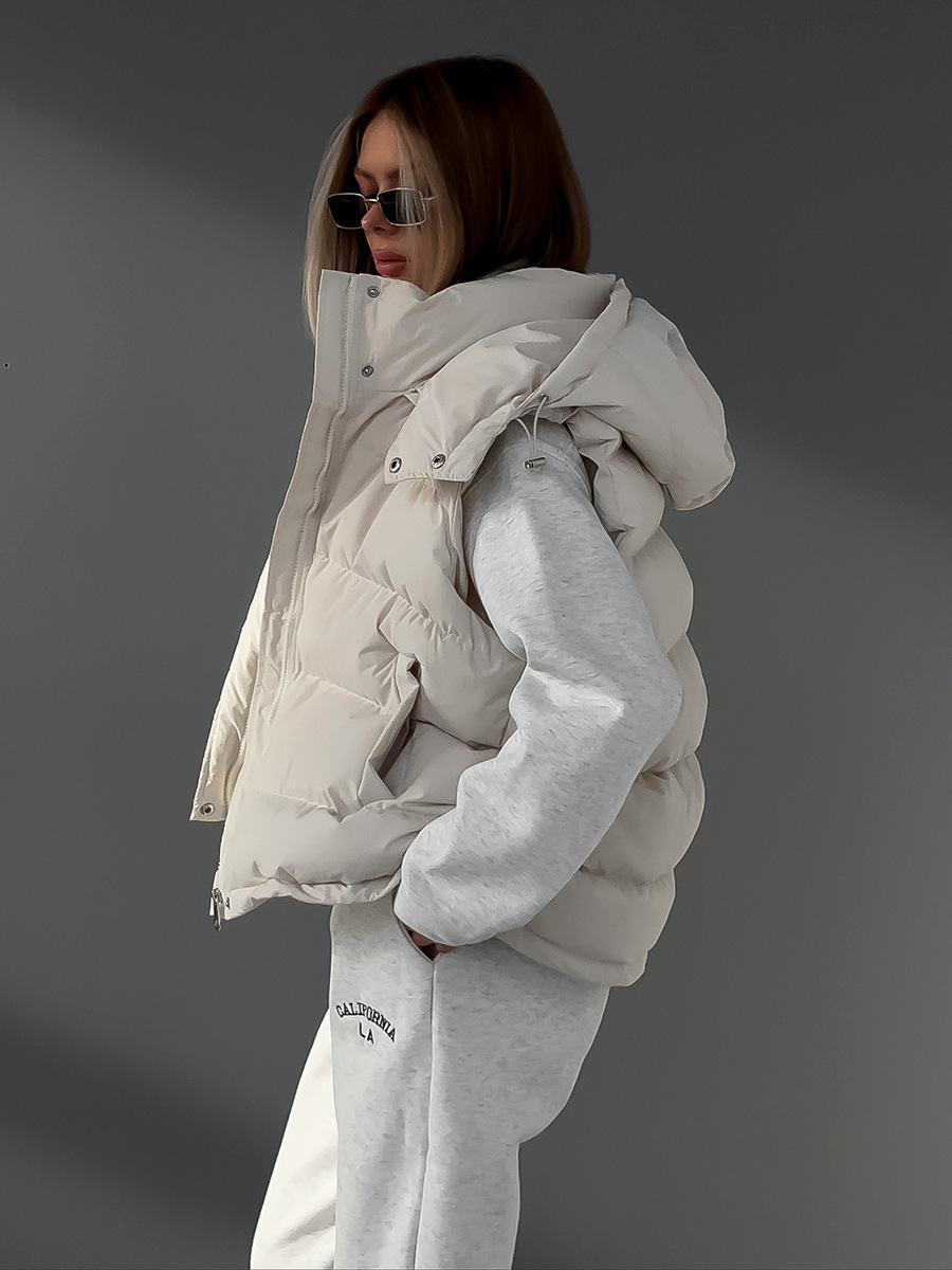 Rompi Puffer Tanpa Lengan Wani - Puffer Vest Fashion Women ulasan dan harga