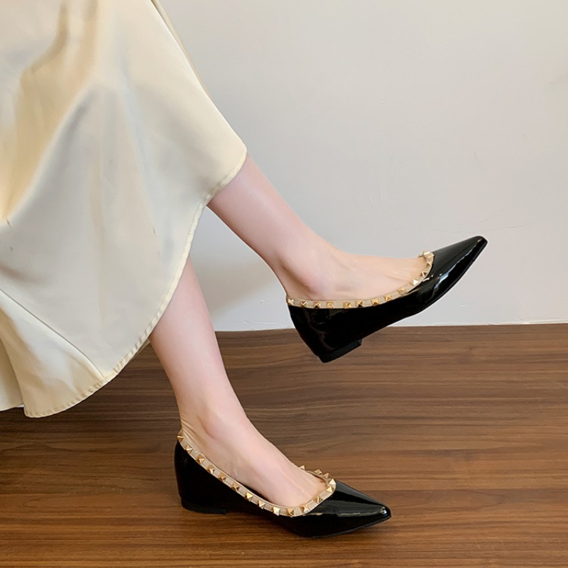 Sepatu hak tinggi ujung lancip - Women'S Fashion Business Casual ulasan dan harga