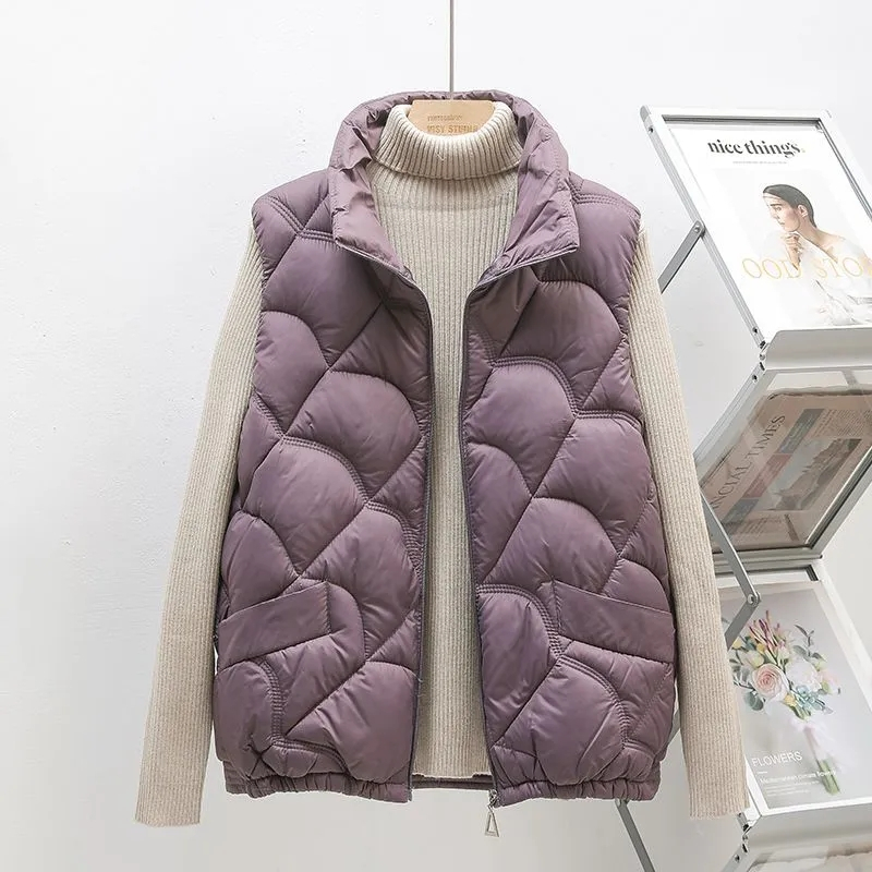 Rompi Puff Baru 2025 Jaket Puf - Puffer Vest Fashion Women ulasan dan harga