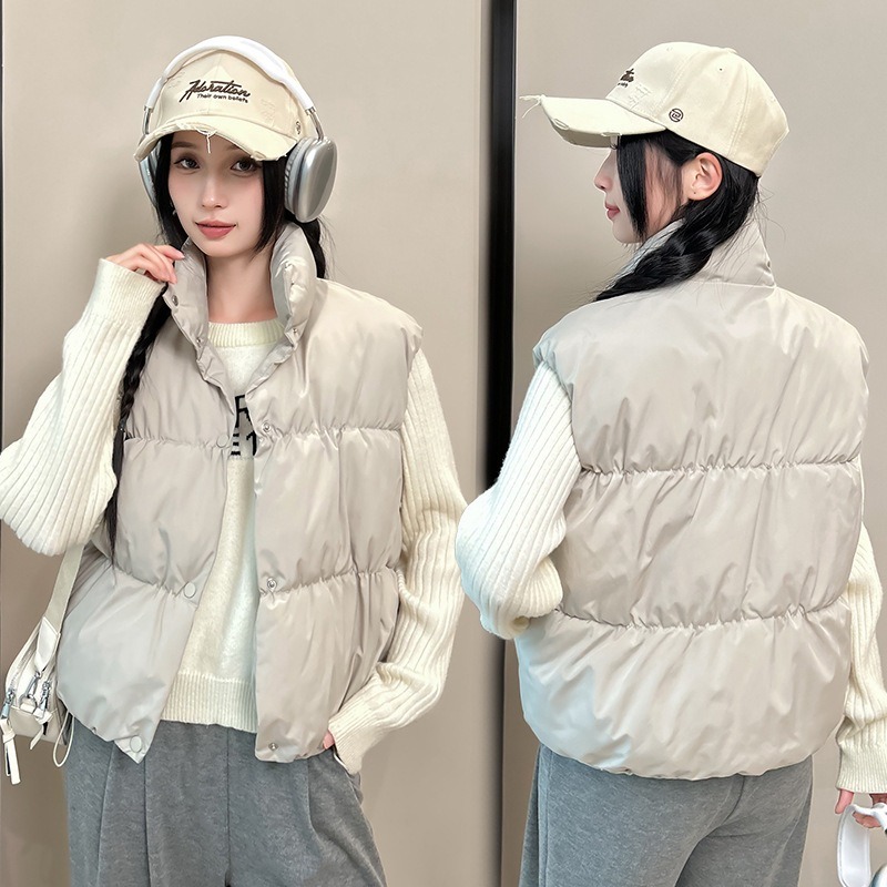Tank Top Tanpa Lengan Musim Di - Puffer Vest Fashion Women ulasan dan harga