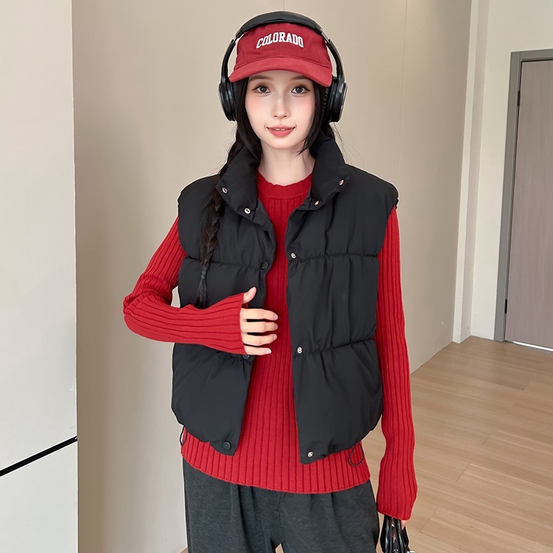 Tank Top Tanpa Lengan Musim Di - Puffer Vest Fashion Women ulasan dan harga