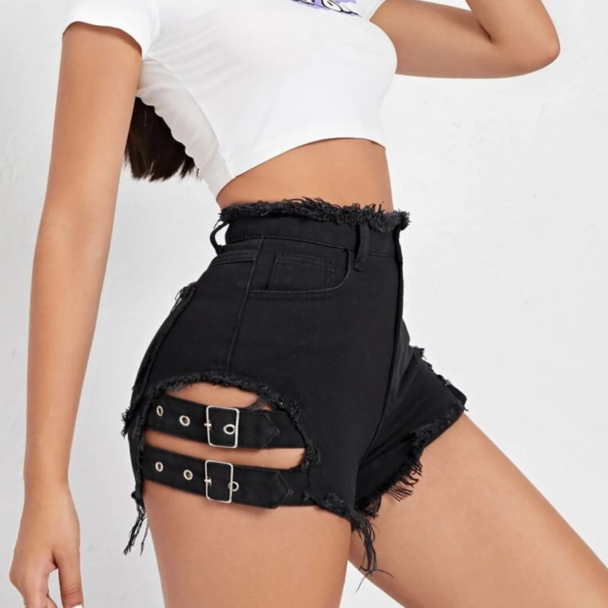 Celana Pendek Denim Wanita Pin - Women'S Fashion Trousers ulasan dan harga