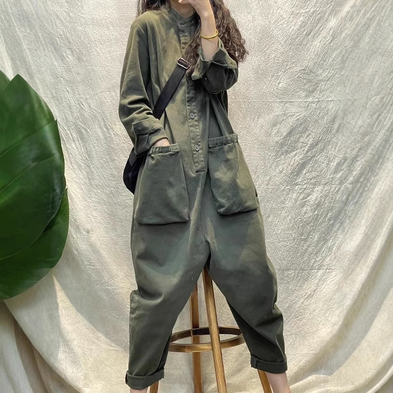 Jumpsuit Wanita Kasual Model C - Women'S Fashion Utility Pants ulasan dan harga