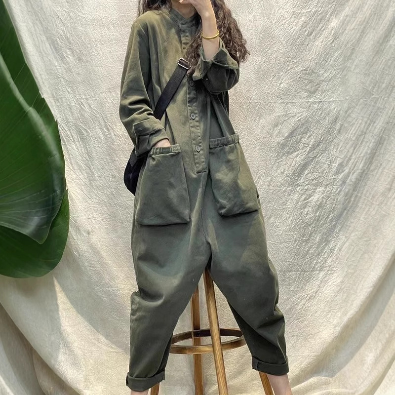 Jumpsuit Wanita Kasual Model C - Women'S Fashion Utility Pants ulasan dan harga