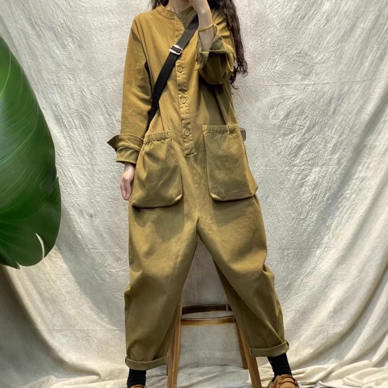 Jumpsuit Wanita Kasual Model C - Women'S Fashion Utility Pants ulasan dan harga