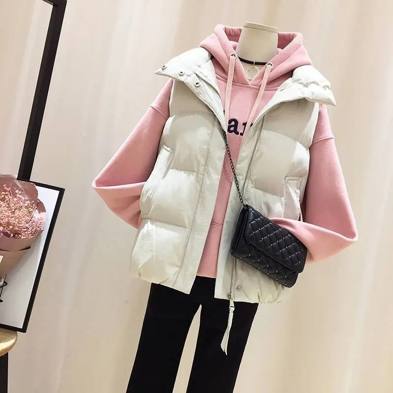 Jaket Rompi Pendek Wanita Mode - Puffer Vest Fashion Women ulasan dan harga