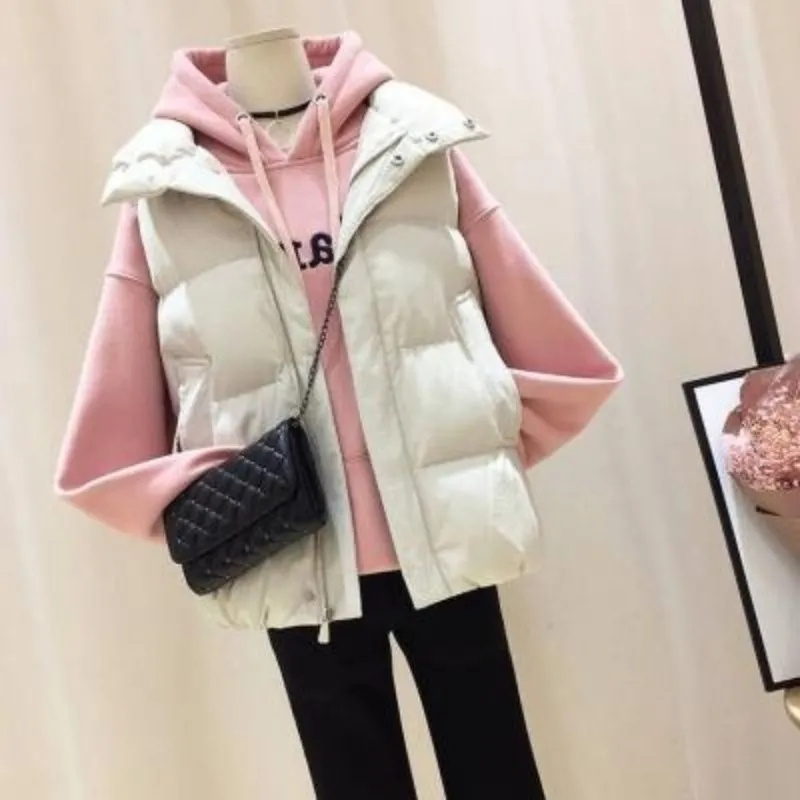 Jaket Rompi Pendek Wanita Mode - Puffer Vest Fashion Women ulasan dan harga