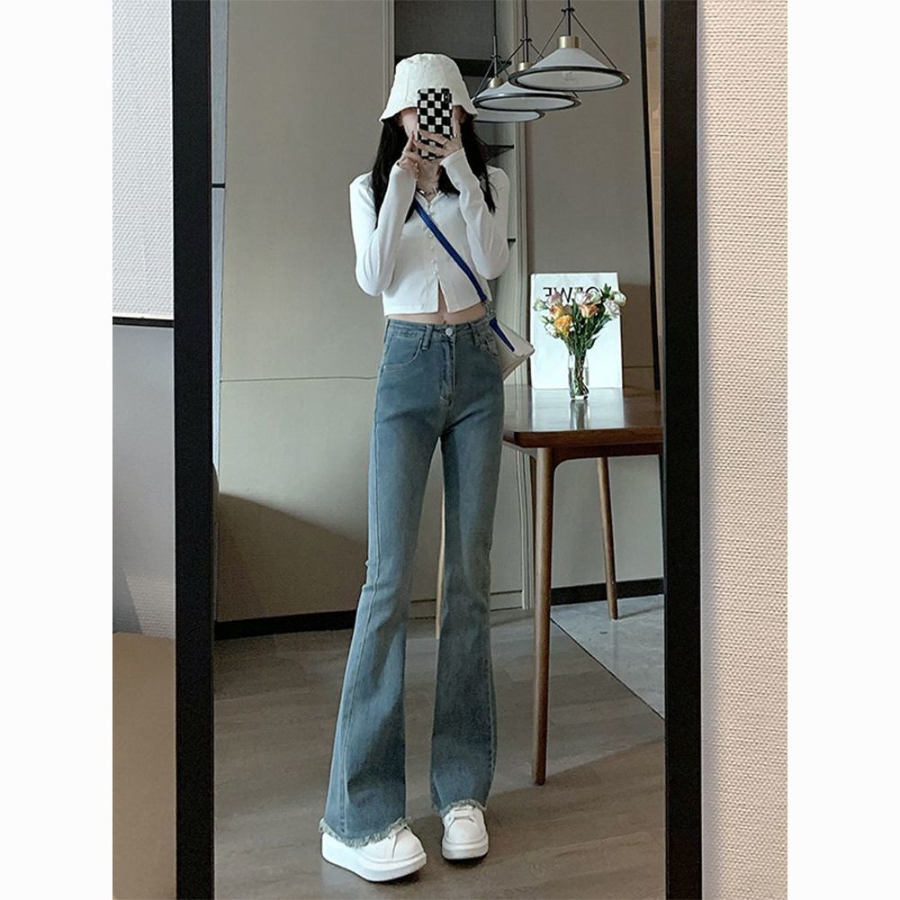 Celana Jeans Wanita Lebar deng - Women'S Fashion Utility Pants ulasan dan harga