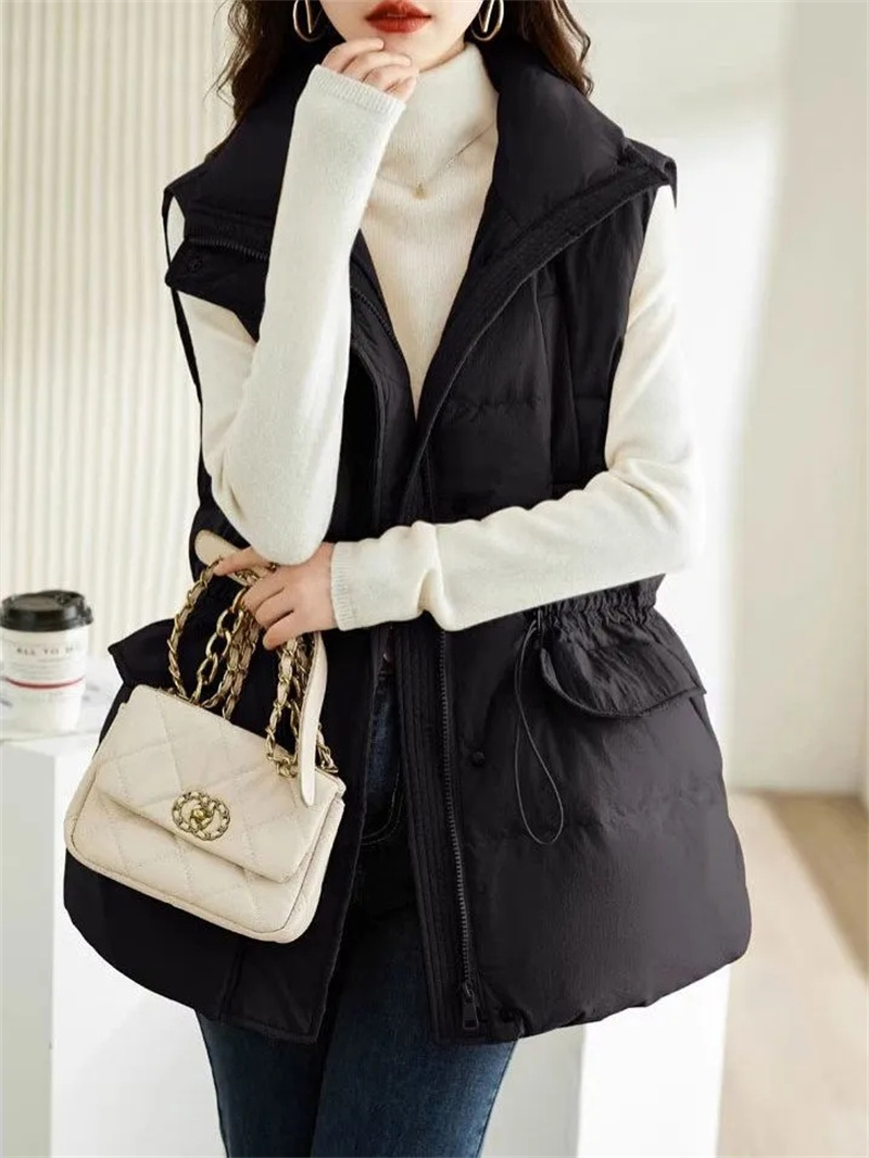 Jaket Puffer longgar untuk wan - Puffer Vest Fashion Women ulasan dan harga